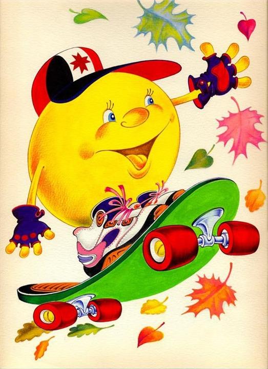 Катающийся колобок