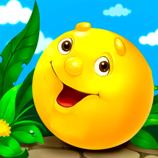 Колобок который идет по тропинке летом